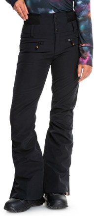 Roxy - Rising High Pants - Womens - TRUE BLACK