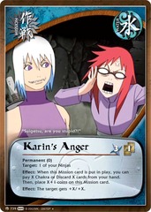 Karin's Anger - M-739 - Uncommon - 1st Edition