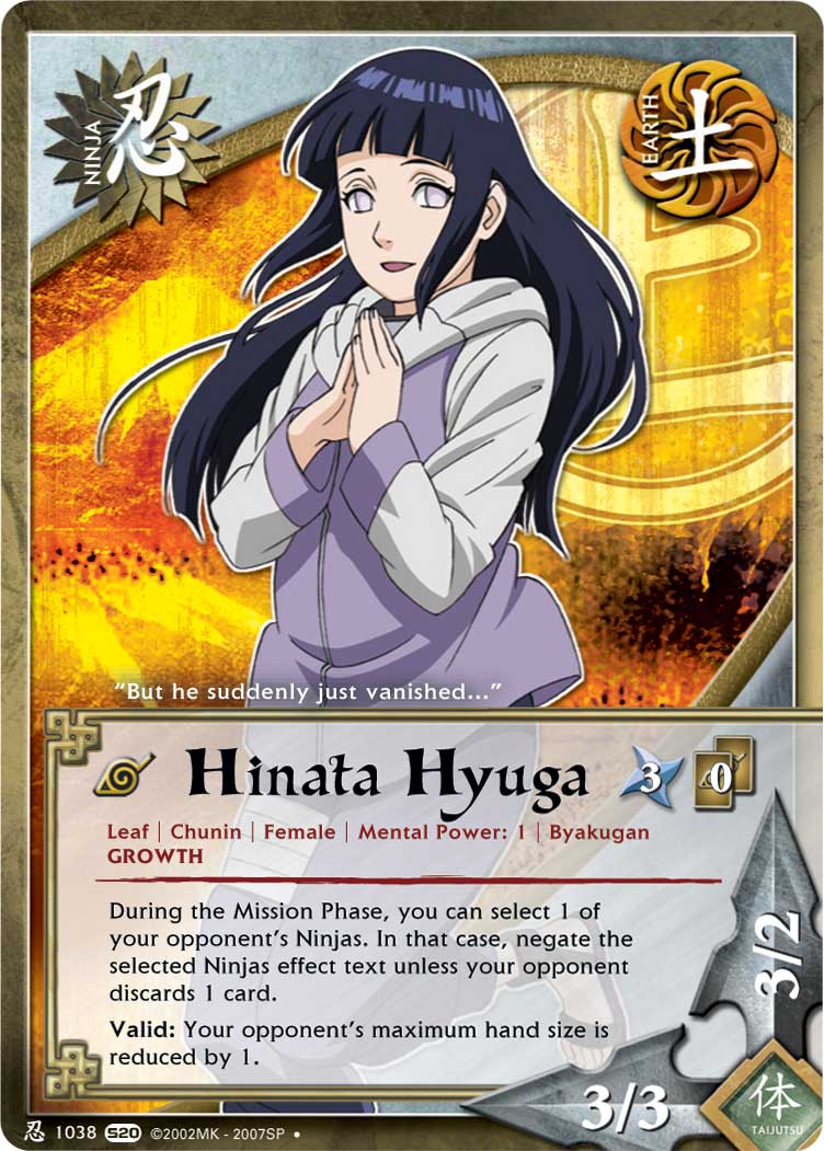 Hinata Hyuga - N-1038 - Uncommon - 1st Edition - Naruto Singles » Tales of  the Gallant Sage - Pro-Play Games