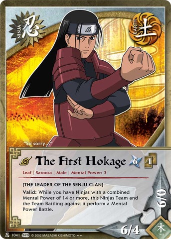 The First Hokage - N-1041 - Rare - 1st Edition