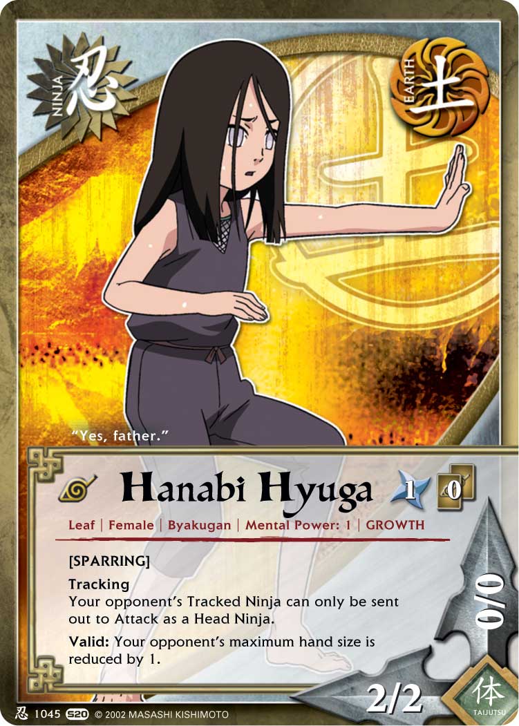 Hanabi Hyuga - N-1045 - Common - 1st Edition - Naruto Singles » Tales of  the Gallant Sage - Pro-Play Games