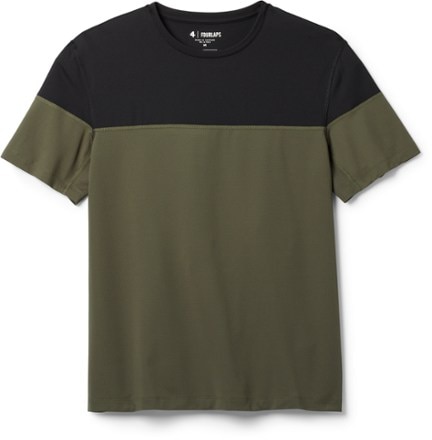Fourlaps - Smash T-Shirt - Mens - ARMY GREEN/BLACK