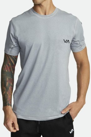RVCA - Sport Vent T-Shirt - Mens - CHARCOAL HEATHER