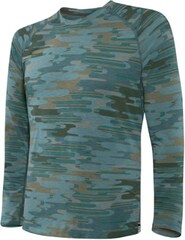 Saxx - Viewfinder Long-Sleeve Crew Base Layer Top - Men's - BLUE UP IN SMOKE CAMO