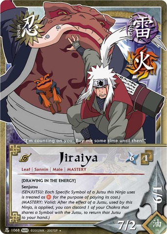 Jiraiya - N-1068 - Uncommon - 1st Edition