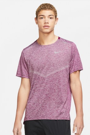 Nike - Dri-FIT Rise 365 Running Top - Mens - SANGRIA