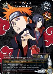 Pain (Deva Path) & Itachi Uchiha - N-1096 - Super Rare - 1st Edition - Foil
