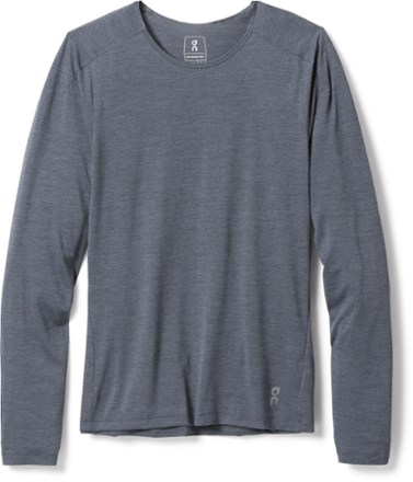On - Performance Long-T Running Shirt - Mens - DARK
