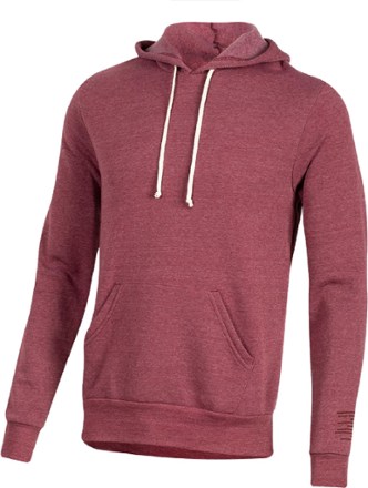 PEARL iZUMi - Pullover Hoodie - Mens - LINEAR BIKE CURRANT