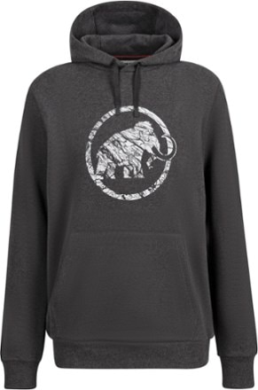 Mammut - Logo ML Hoodie - Mens - BLACK MELANGE LOGO