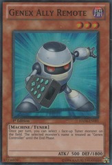 Genex Ally Remote - HA04-EN001 - Super Rare - 1st Edition