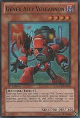 Genex Ally Volcannon - HA04-EN004 - Super Rare - 1st Edition