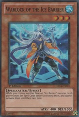 Warlock of the Ice Barrier - HA04-EN023 - Super Rare - 1st Edition