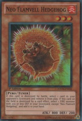 Neo Flamvell Hedgehog - HA04-EN032 - Super Rare - 1st Edition