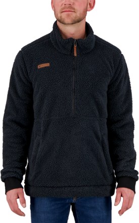 Obermeyer - Jonah Sherpa Fleece Pullover - Mens - BLACK