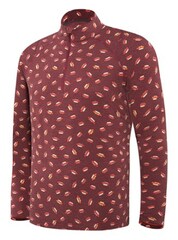 Saxx - Viewfinder Long-Sleeve Half-Zip Base Layer Top - Men's - RED HOT DIGGITY