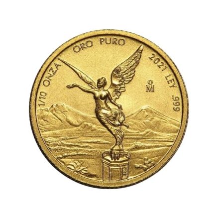 2021 1/10 Oz Mexican Gold Libertad Coin