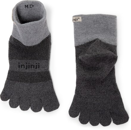 Injinji - Trail Midweight Mini-Crew Socks - GRANITE