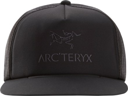 Arcteryx - Logo Flat-Brim Trucker Hat - BLACK