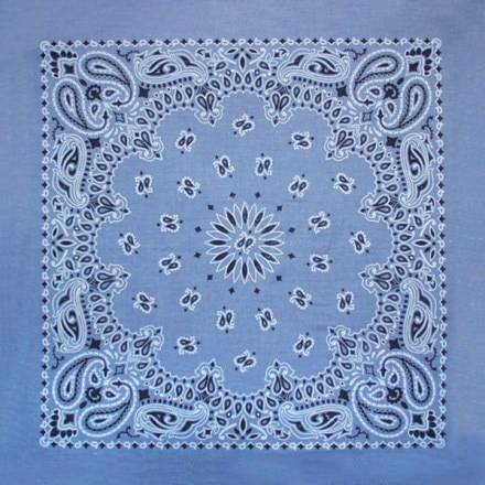Carolina Mfg. - Paisley Bandana - CHAMBRAY