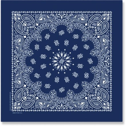 Carolina Mfg. - Paisley Bandana - NAVY