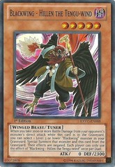 Blackwing - Hillen the Tengu-wind - EXVC-EN008 - Super Rare - 1st Edition