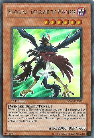 Blackwing - Kogarashi le Vagabond - EXVC-EN009 - Ultra Rare - 1ere edition // Extreme Victory - EXVC