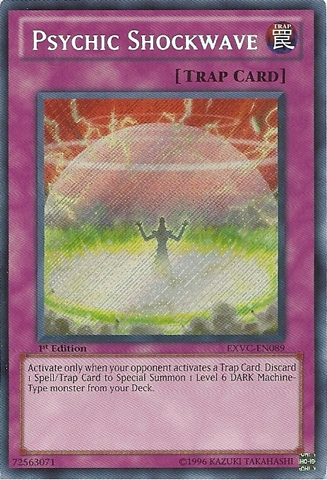 Psychic Shockwave - EXVC-EN089 - Secret Rare - 1st Edition