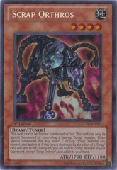 Scrap Orthros - EXVC-EN097 - Secret Rare - 1st Edition