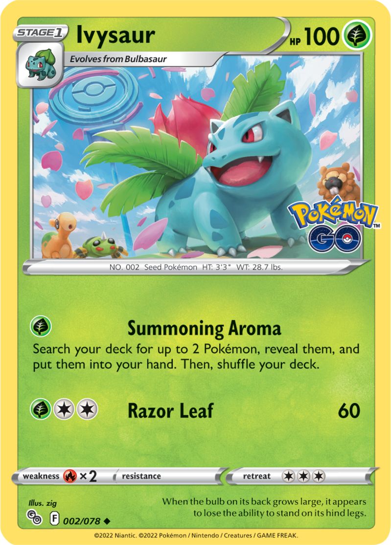 Ivysaur - 002/078 - Uncommon - Reverse Holo