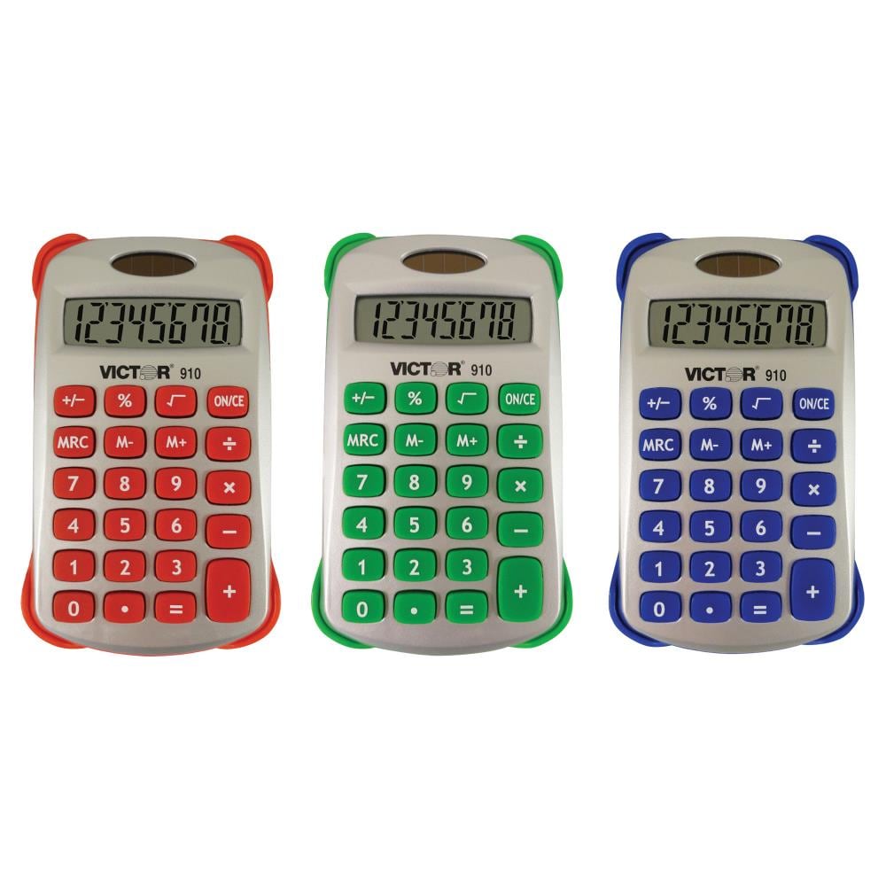 Victor - VCT910-3 - Solar Powered Calculator
