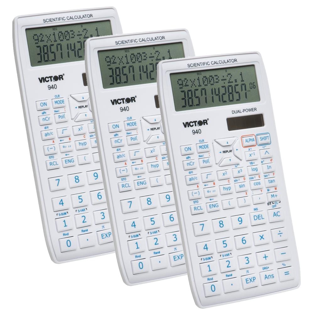 Victor - VCT940-3 - Solar Powered Calculator