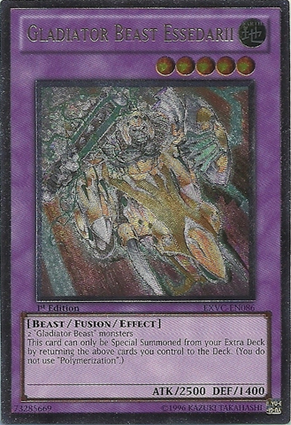 Gladiator Beast Essedarii - EXVC-EN086 - Ultimate Rare - 1st Edition