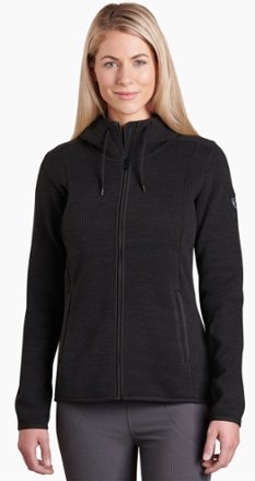 KUHL - Ascendyr Fleece Hoodie - Womens - BLACK