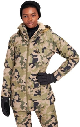 Burton - Prowess Insulated Jacket - Womens - MARTINI OLIVE/TERRA CAMO