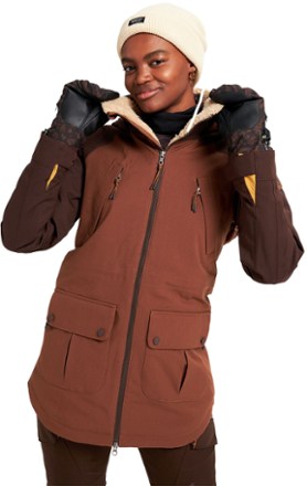 Burton - Prowess Insulated Jacket - Womens - SEAL BROWN/BISON
