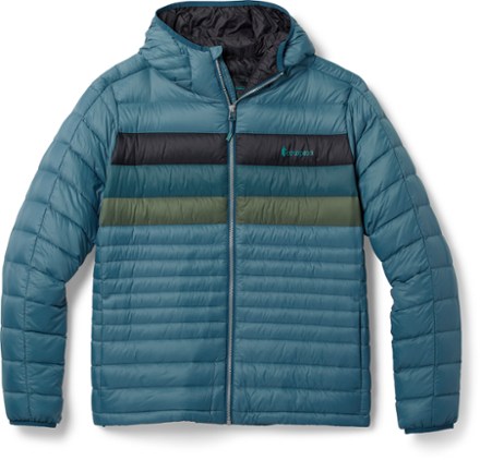 Cotopaxi - Fuego Hooded Down Jacket - Womens - DENIM STRIPES