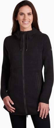 KUHL - Ascendyr Long Fleece Jacket - Womens - BLACK