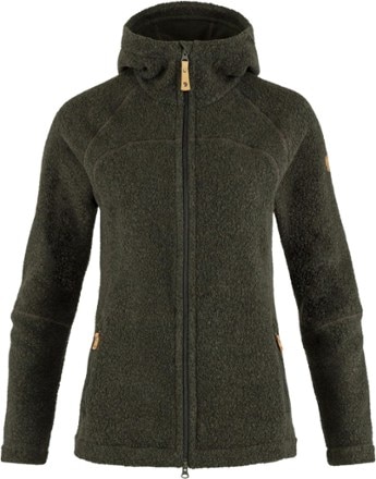 Fjallraven - Kaitum Fleece Hoodie - Womens - DEEP FOREST