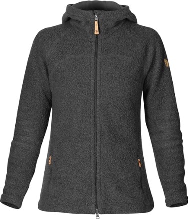 Fjallraven - Kaitum Fleece Hoodie - Womens - DARK GREY