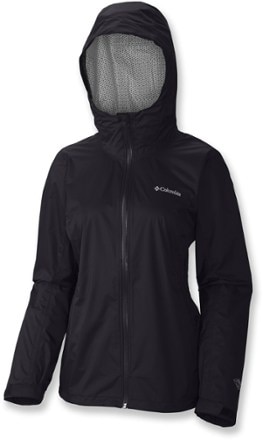 Columbia - EvaPOURation Rain Jacket - Womens - BLACK