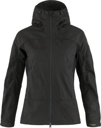 Fjallraven - Abisko Lite Trekking Jacket - Womens - DARK GREY/BLACK