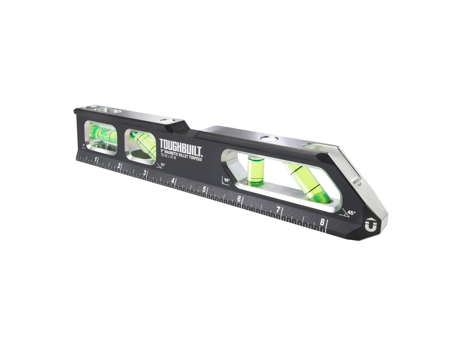 TOUGHBUILT - TB-H2-L-9T-M - 9-in Magnetic Billet Torpedo Level