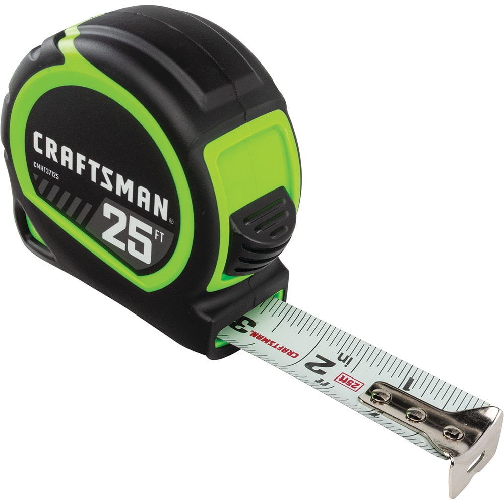 CRAFTSMAN - CMHT37125LW - HI-VIS 25-ft Tape Measure