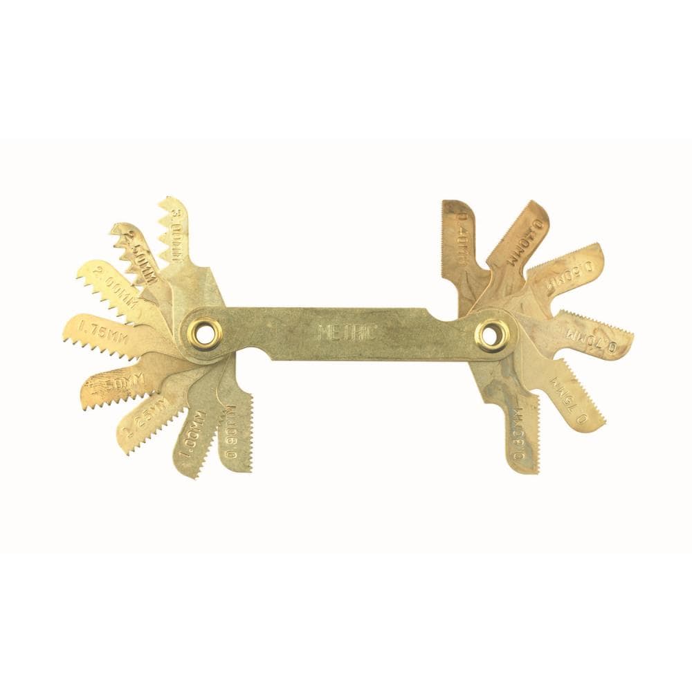 IRWIN - 12016 - 16 Leaf Metric Thread -Gauge
