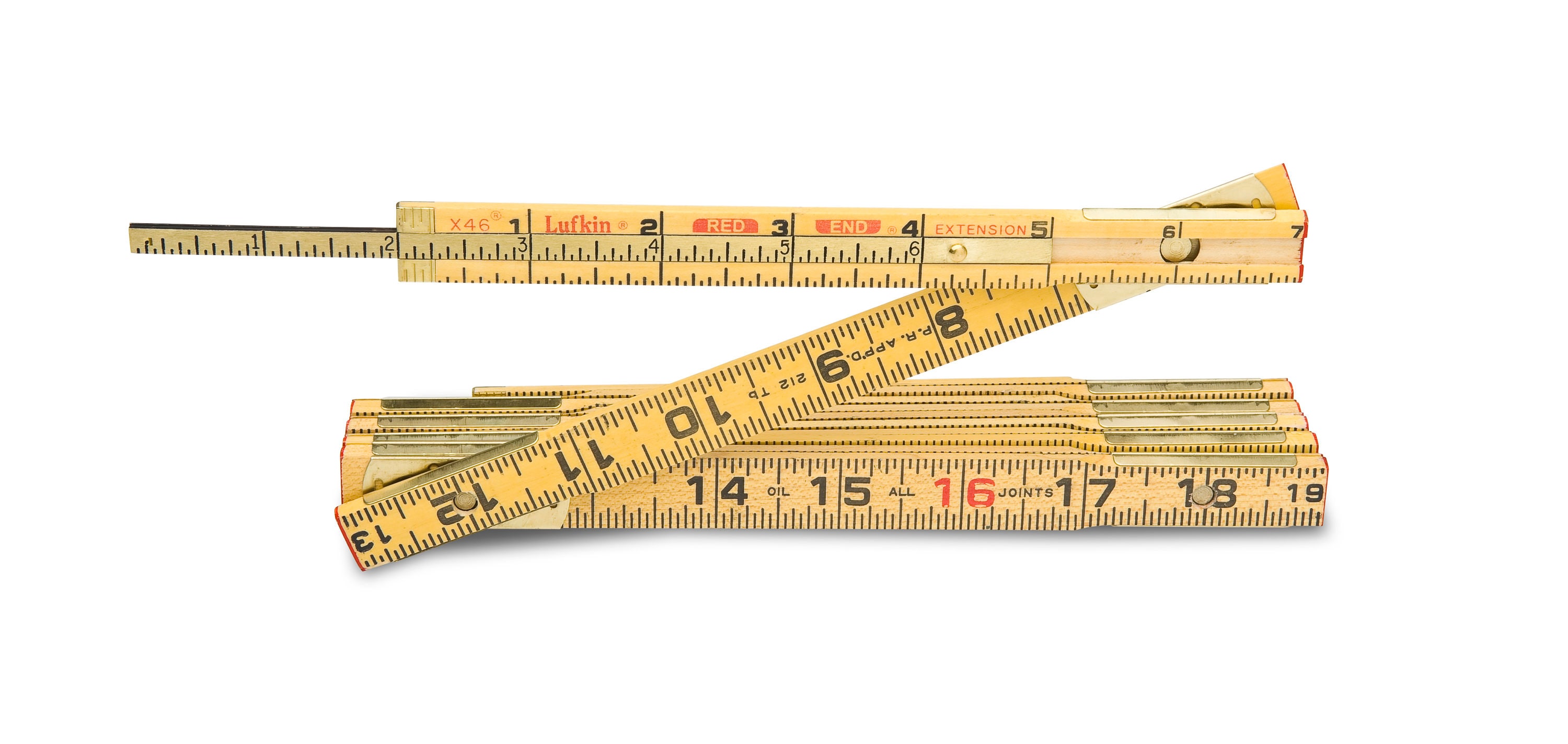 Crescent Lufkin - X46SLN - 6-ft Wood Folding Ruler
