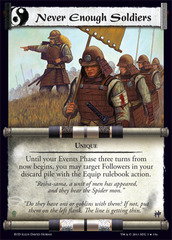 Never Enough Soldiers