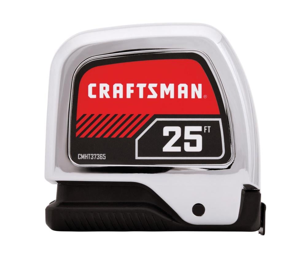 CRAFTSMAN - CMHT37365S - CHROMELOCK 25-ft Auto Lock Tape Measure