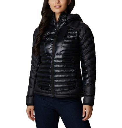 Columbia - Labyrinth Loop Hooded Insulated Jacket - Womens - BLACK
