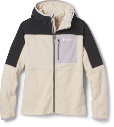Cotopaxi - Abrazo Hooded Full-Zip Fleece Jacket - Womens - BLACK/CREAM